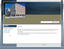 Tablet Screenshot of cleburnedowntownassociation.com